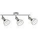 Faretto Megan - Arredo Design Illuminazione - Per Salotto, Soggiorno, Camera, Bagno, Ufficio - Faro - Argento, Bianco In Metallo - 13 X 9,5 X 14,5 - Foto miniatura 1