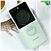 Case With Ring Originale Per Samsung Galaxy Z Flip5 In Silicone Mint - Foto miniatura 2