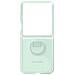 Case With Ring Originale Per Samsung Galaxy Z Flip5 In Silicone Mint - Foto miniatura 3