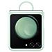 Case With Ring Originale Per Samsung Galaxy Z Flip5 In Silicone Mint - Foto miniatura 6