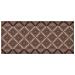 Tappeto Passatoia Tessuto Jacquard Linea Emozioni Disegno Damasque Marrone 57x600 Marrone - Foto miniatura 1