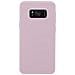 Cover Per Galaxy S8 In Silicone Rigido Morbido Al Tatto, Rosa - Foto miniatura 1