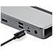 DUPRMX2-WW replicatore di porte e docking station per laptop Cablato USB 3.2 Gen 1 (3.1 Gen 1) Type-C Grigio, Nero - Foto miniatura 2