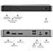 DUPRMX2-WW replicatore di porte e docking station per laptop Cablato USB 3.2 Gen 1 (3.1 Gen 1) Type-C Grigio, Nero - Foto miniatura 3