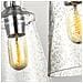 Lampadario Industrial Nordico Loras Acciaio Vetro 3 Luci E27 - Foto miniatura 4
