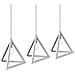 Lampadario Lampada Sospensione Piramide 30cm Design Moderno Paralume Bianco - Foto miniatura 5