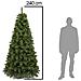 Albero Di Natale Verde Namir 240 Cm Super Folto Foltissimo Realistico 1188 Punte - Foto miniatura 2