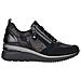 Black Casual Flats Scarpe Basse Sintetico E Tessile Scarpe Donna Nero Eu 37, D2401-02 - Foto miniatura 1