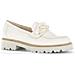 Panna (latte) Casual Closed Loafers Mocassino Pelle Scarpe Donna Bianco Eu 40, 25240-22 - Foto miniatura 1