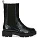 Black Nappa Casual Closed Booties Stivaletti Pelle Scarpe Donna Nero Eu 39, 9-25404-41-022 - Foto miniatura 2
