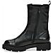 Black Nappa Casual Closed Booties Stivaletti Pelle Scarpe Donna Nero Eu 39, 9-25404-41-022 - Foto miniatura 3