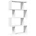Libreria Divisorio 4 Ripiani Bianca 70x24x129 cm in Truciolato - Foto miniatura 1