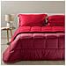 Trapunta Caleffi Bicolor In Cotone Colore Bordeaux Misura Matrimoniale - Foto miniatura 1