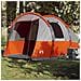 Tenda da Campeggio a Tunnel per 4 Persone Grigio e Arancione - Foto miniatura 2