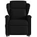 Poltrona Alzapersona Reclinabile Nera in Tessuto - Foto miniatura 5