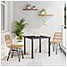 Set da Pranzo per Giardino 3 pcs Marrone Poly Rattan - Foto miniatura 2