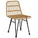 Set da Pranzo per Giardino 3 pcs Marrone Poly Rattan - Foto miniatura 6
