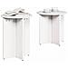 Tavolino da salotto 2 pcs Bianco 41.5 x 41.5 x 41 cm - Foto miniatura 3