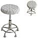 Set Da 2 Coprisedili Per Sgabelli Girevoli In Maglia: Protezione Seduta Moderna E Confortevole Gray - Foto miniatura 1