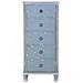 Cassettiera In Legno Blu Con 5 Cassetti 50x35x110h Cm - Foto miniatura 2