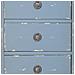 Cassettiera In Legno Blu Con 5 Cassetti 50x35x110h Cm - Foto miniatura 7