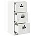 Armadio per File con cassetto Bianco 44 x 50 x 106.5 cm - Foto miniatura 6
