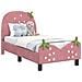 Struttura letto per bambini con testata Rosa 70 x 140 cm - Foto miniatura 1
