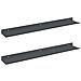 Scaffale da parete 2 pcs Antracite 60 x 9 x 2,5 cm - Foto miniatura 1