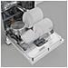 GS643C90W Libera installazione 16 coperti - Foto miniatura 9