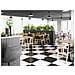 Tavolo Bistrot Lignano In Rovere Naturale Con Base In Metallo Nero 70x70x75 Cm - Foto miniatura 7