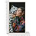 Dipinto Su Tela Moira A Donna Con Leopardo Delle Nevi, 52x102 Cm - Foto miniatura 7