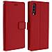 Custodia Galaxy A70 Portafoglio Supporto Video Cover Soft Touch - Rosso - Foto miniatura 1