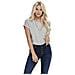 Onlmoster S / s O-neck Top Noos Jrs Light Grey Melange T-shirt Manica Corta Donna Taglia S - Foto miniatura 1
