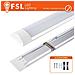Plafoniera Led Lineare Ip20 120cm 36w 2600lm 6500k - Foto miniatura 2