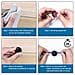 Cable Clips Titolari Ordina Cavi Clip Di Gestione Supporto Del Cavo Desktop Cavo Di Carico Del Cavo Di Gestione Per La Casa Ufficio Auto E Scrivania 15 Pack Nero - Foto miniatura 4