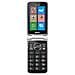 BOSS 4G Cellulare Maxi Display 3.5" Tastiera Fisica Retroilluminata Dual Sim Batteria 1500 mAh Social Skype e WhatsApp Colore Nero - Foto miniatura 2