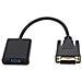 Nano Cavo 10.16.2008-bk - Adattatore convertitore DVI a VGA, maschio-femmina, portata UXGA 1600 x 1200/1080p, con porta micro usb b di alimentazione, colore: nero - Foto miniatura 1
