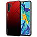 Custodia Compatibile Con Huawei P30 Pro In Rosso - Nero - Coperchio Protettivo Bicolore In Vetro Temperato E Silicone Tpu - Foto miniatura 1