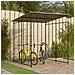 Tettoia Per Biciclette 190x190x222 Cm In Acciaio Nero - Foto miniatura 1