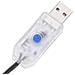 Stringa LED con 400 Luci LED Bianco Caldo 40 m PVC - Foto miniatura 2