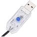 Stringa LED con 400 Luci LED Bianco Caldo 40 m PVC - Foto miniatura 4