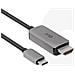 CAC-1587 adattatore per inversione del genere dei cavi USB Gen2 Type-C HDMI tipo A (Standard) Nero - Foto miniatura 3