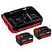 Starter Kit Power 18v Power X Change - 2 Batterie 4,0ah - Caricabatterie Doppio - Foto miniatura 1