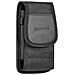 Custodia Cintura Verticale Per Smartphone Nylon Clip Moschettone Taglia L Nera - Foto miniatura 1
