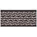 Tappeto Passatoia Tessuto Jacquard Linea Emozioni Disegno Wool Carbone 57x115 Carbone - Foto miniatura 1