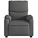 Poltrona Reclinabile In Tessuto Grigio Scuro - Foto miniatura 3