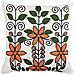 Set Di 2 Cuscini Vellore Cotone 50 X 50 Cm Multicolore Trama Floreale - Foto miniatura 2