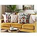 Set Di 2 Cuscini Vellore Cotone 50 X 50 Cm Multicolore Trama Floreale - Foto miniatura 1