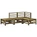 Set Salotto da Giardino 4 pz in Legno Impregnato di Pino - Foto miniatura 1
