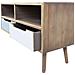 Mobile Porta Tv In Legno Con 3 Ripiani E 3 Cassetti Colorati Breda - Foto miniatura 5